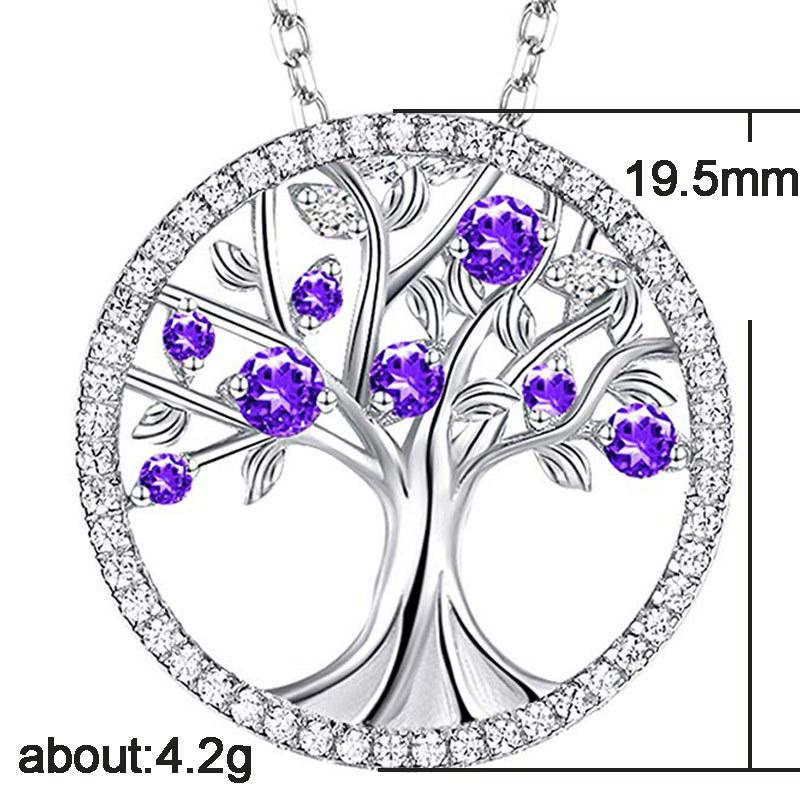 No.67-woman fashion purple accessory  set-Tree of life necklace, small hoop earrings, couple rings. accessory gift for mom/wife/sister/good friend.