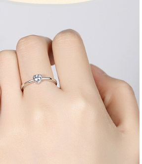 no.74-Adjustable opening ring, small love ring, simple and elegant