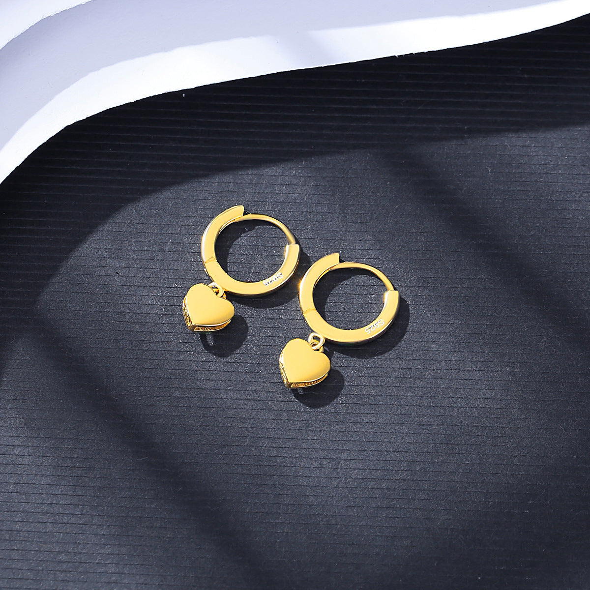 NO.4-Golden little love earrings, cute and lively, popular jewelry