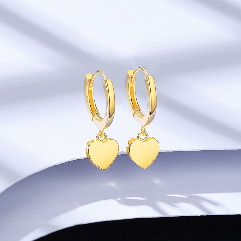 NO.4-Golden little love earrings, cute and lively, popular jewelry