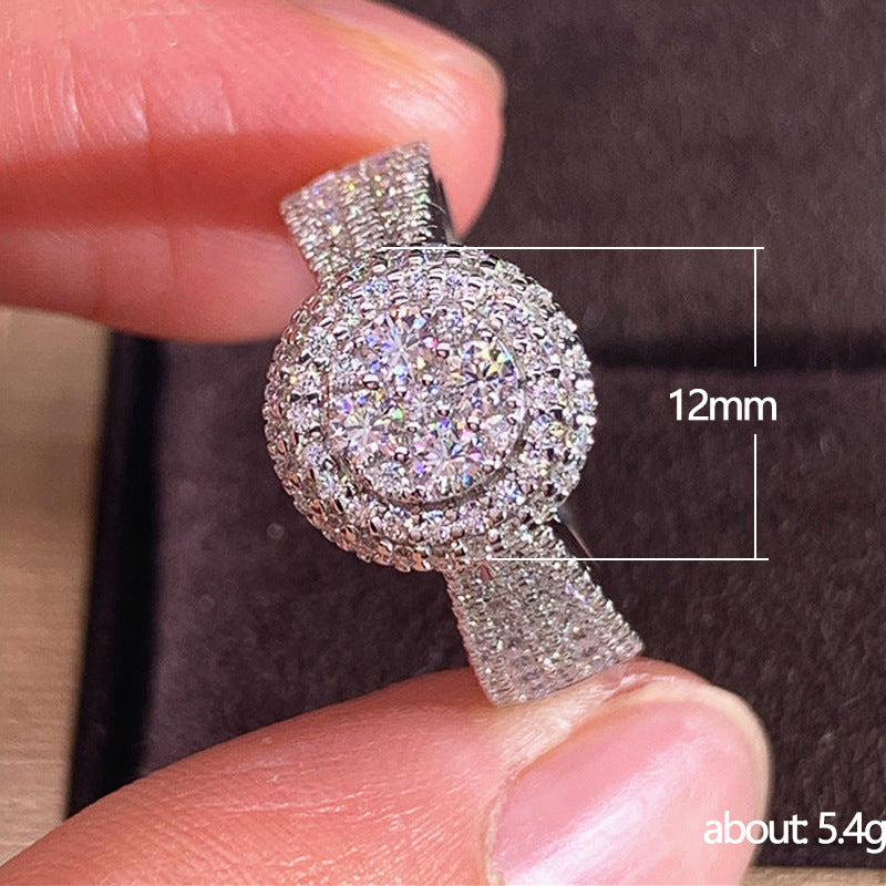 NO.25-Ladies fashion jewelry, super stunning zircon ring, wedding ring, gift for girlfriend